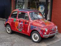 Aus einem alten Fiat 500 wurde ein Kunstwerk - Gudhjem